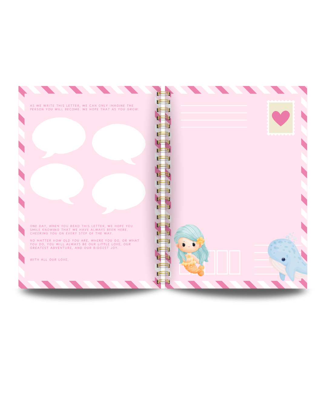 Mermaid Baby Memory Book