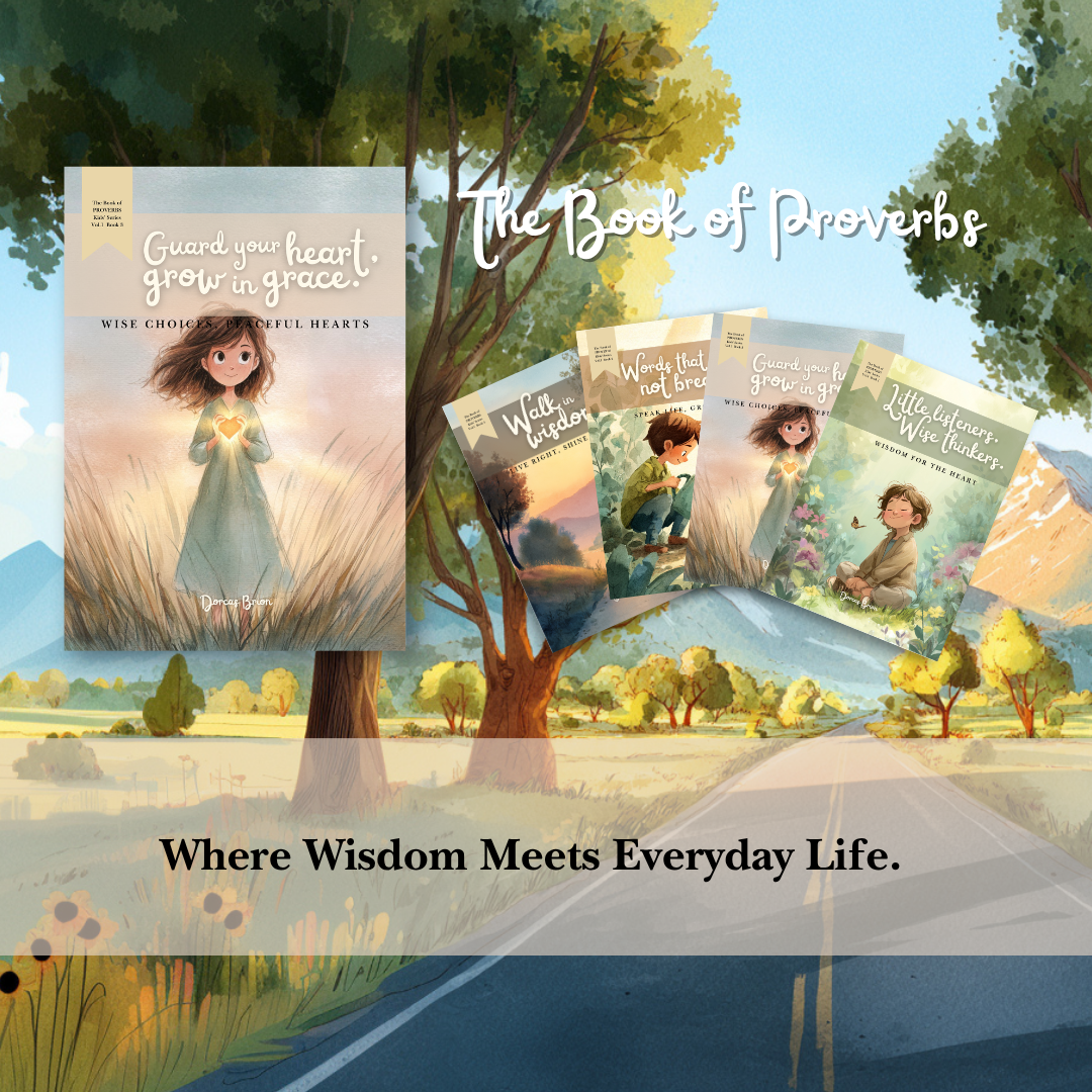 The Book of Proverbs for Kids 4-Book Interactive Bible Study & Character Building Workbook for Children | Christian Devotional | Family & Homeschool Resource | Printable PDF