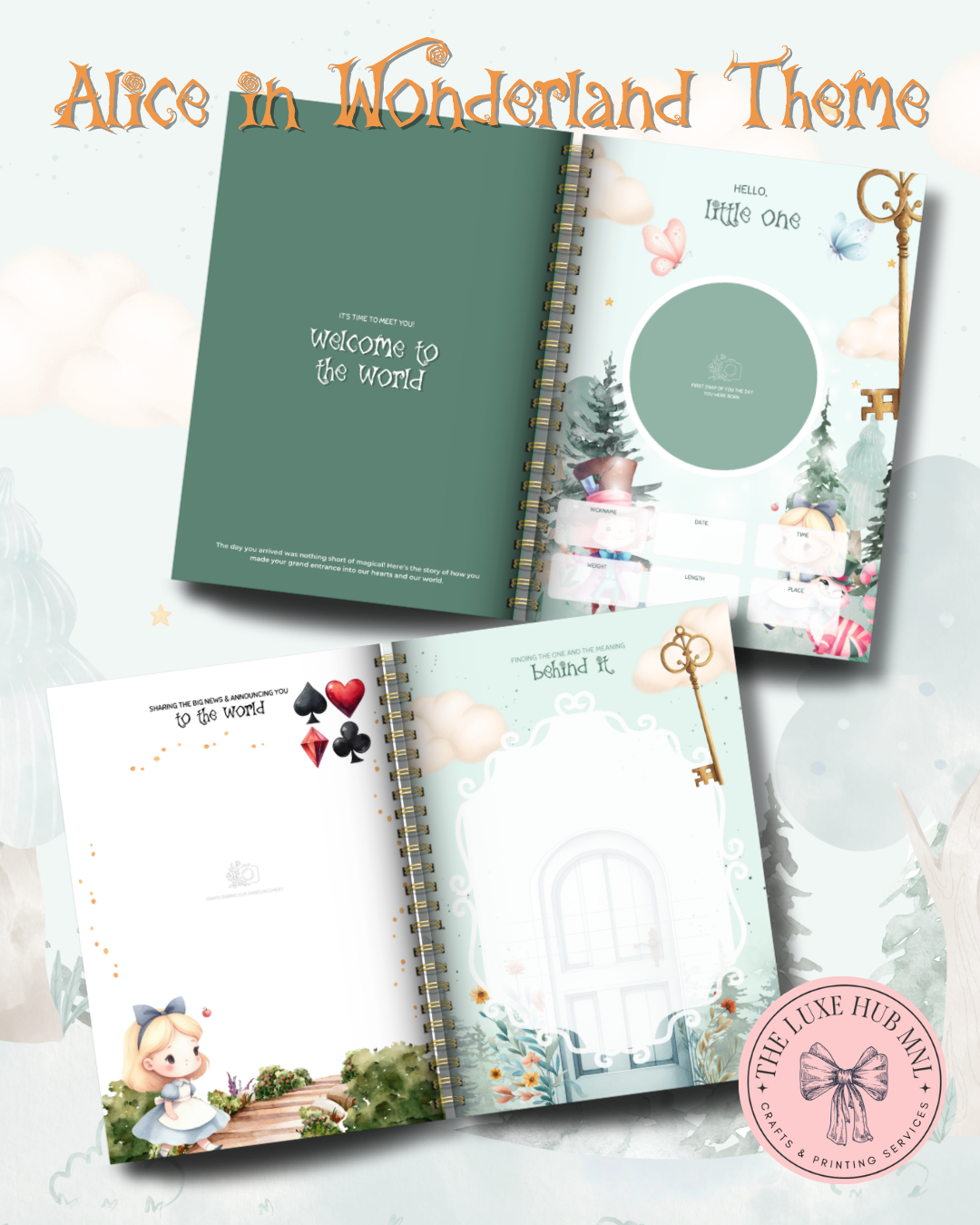 Enchanted Wonderland Baby Memory Book