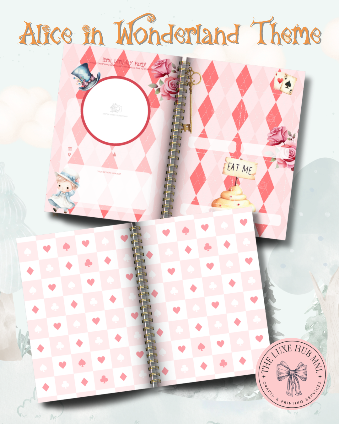 Enchanted Wonderland Baby Memory Book