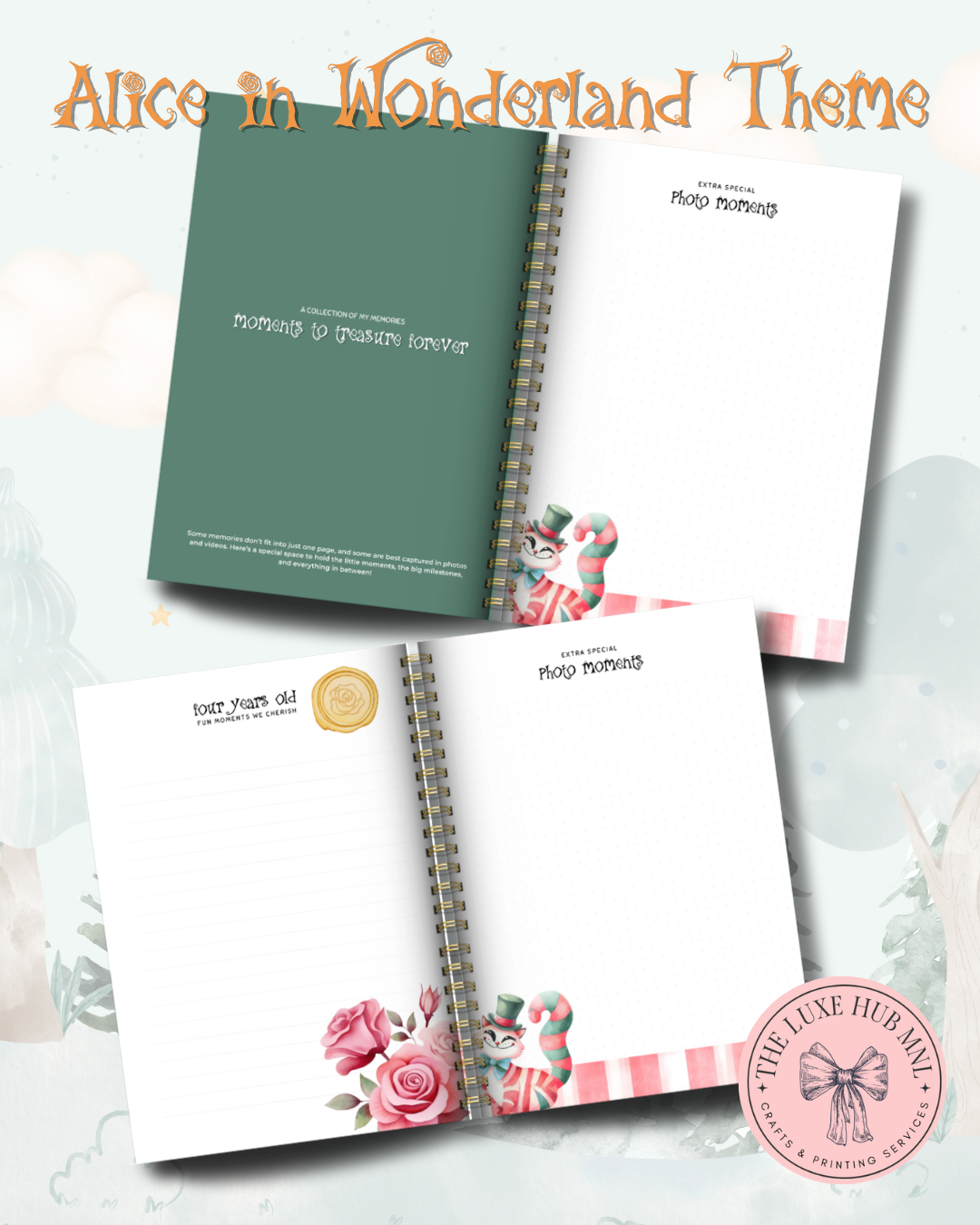 Enchanted Wonderland Baby Memory Book