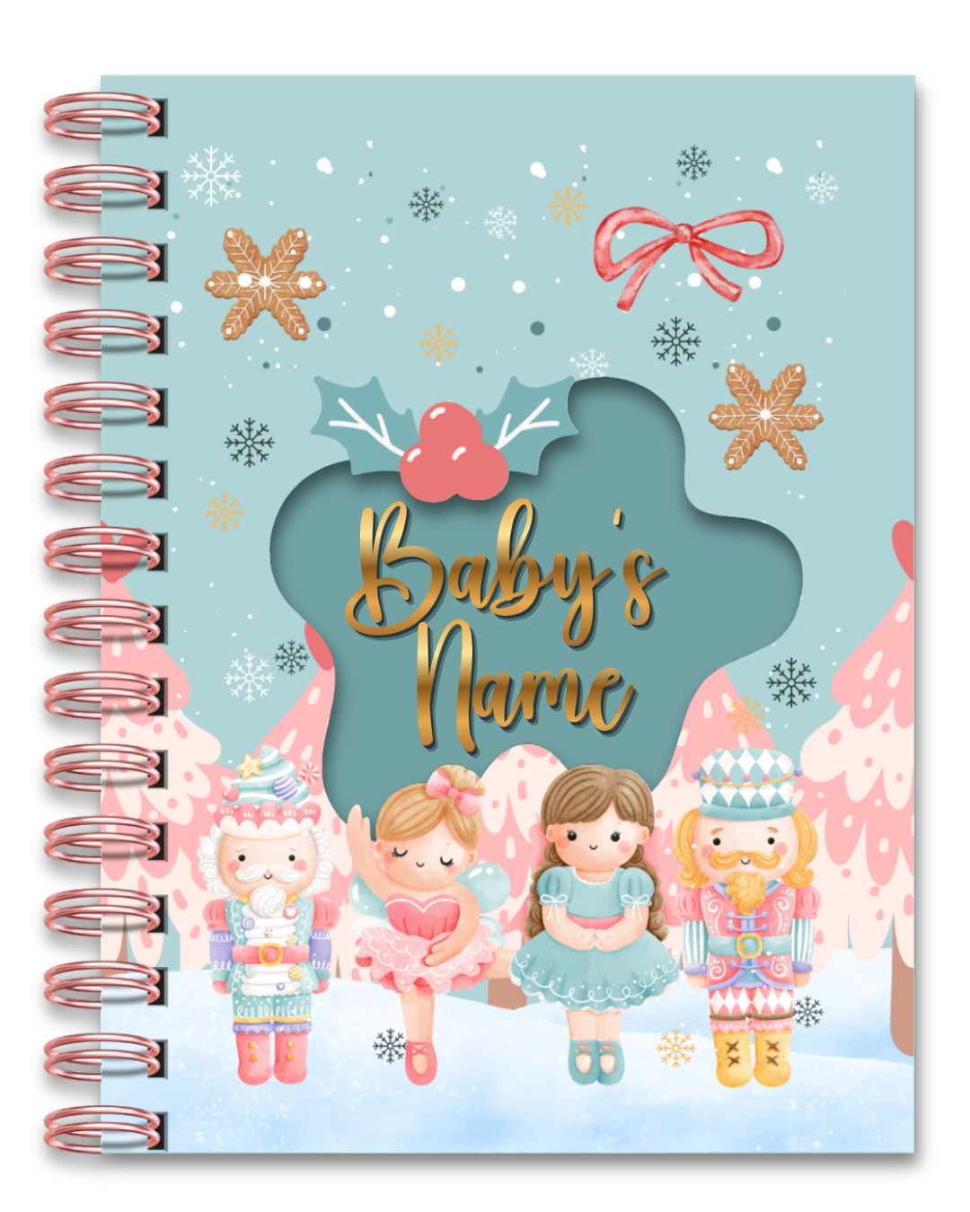 The Nutcracker Baby Memory Book Template | Editable Canva Digital Download