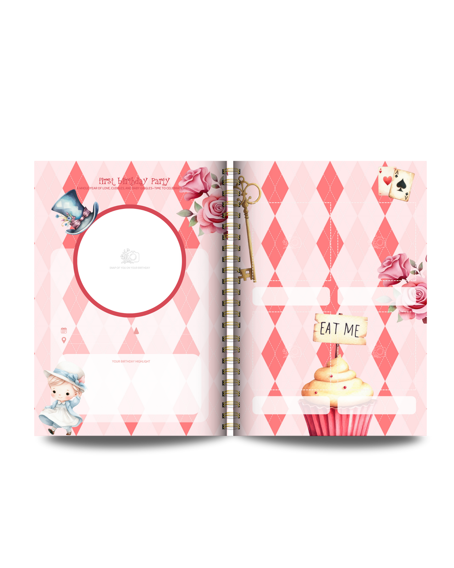 Enchanted Wonderland Baby Memory Book