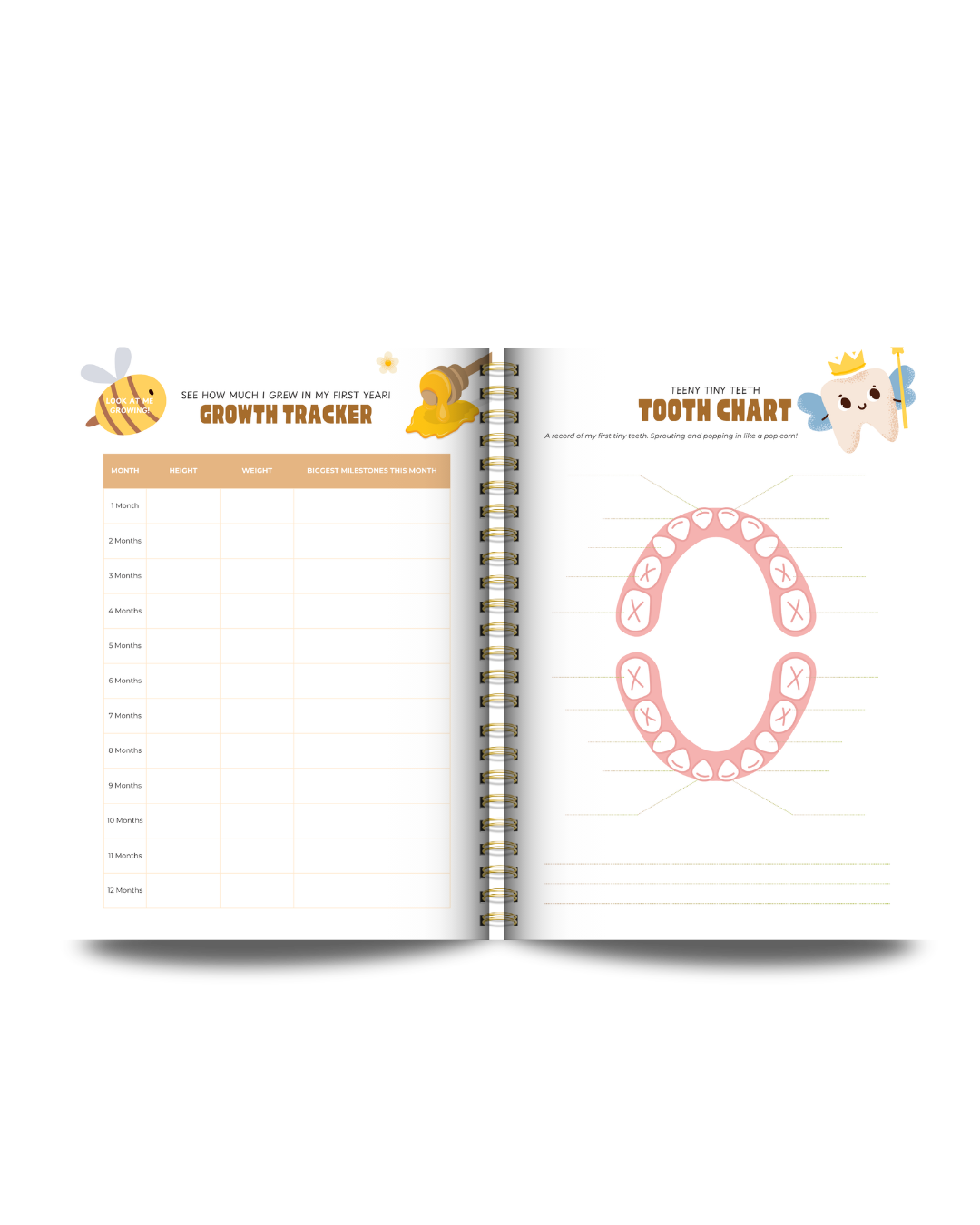 Honey Bee Theme Baby Memory Book