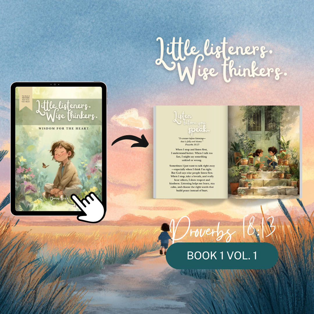 The Book of Proverbs for Kids 4-Book Interactive Bible Study & Character Building Workbook for Children | Christian Devotional | Family & Homeschool Resource | Printable PDF