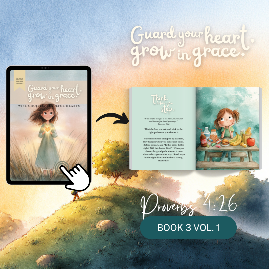 The Book of Proverbs for Kids 4-Book Interactive Bible Study & Character Building Workbook for Children | Christian Devotional | Family & Homeschool Resource | Printable PDF