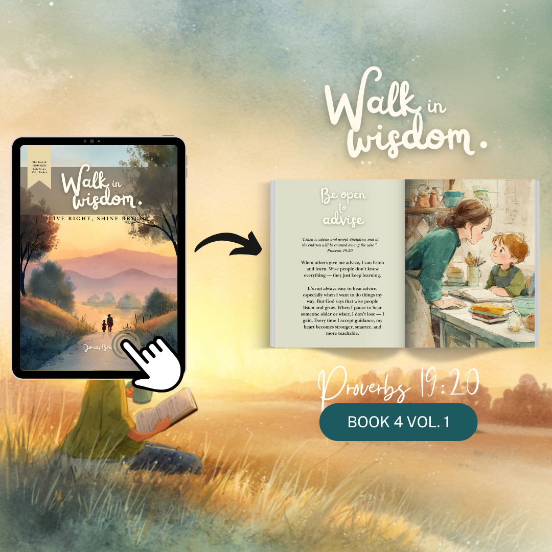 The Book of Proverbs for Kids 4-Book Interactive Bible Study & Character Building Workbook for Children | Christian Devotional | Family & Homeschool Resource | Printable PDF
