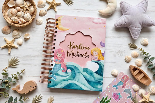 Bubblegum Mermaid Baby Memory Book